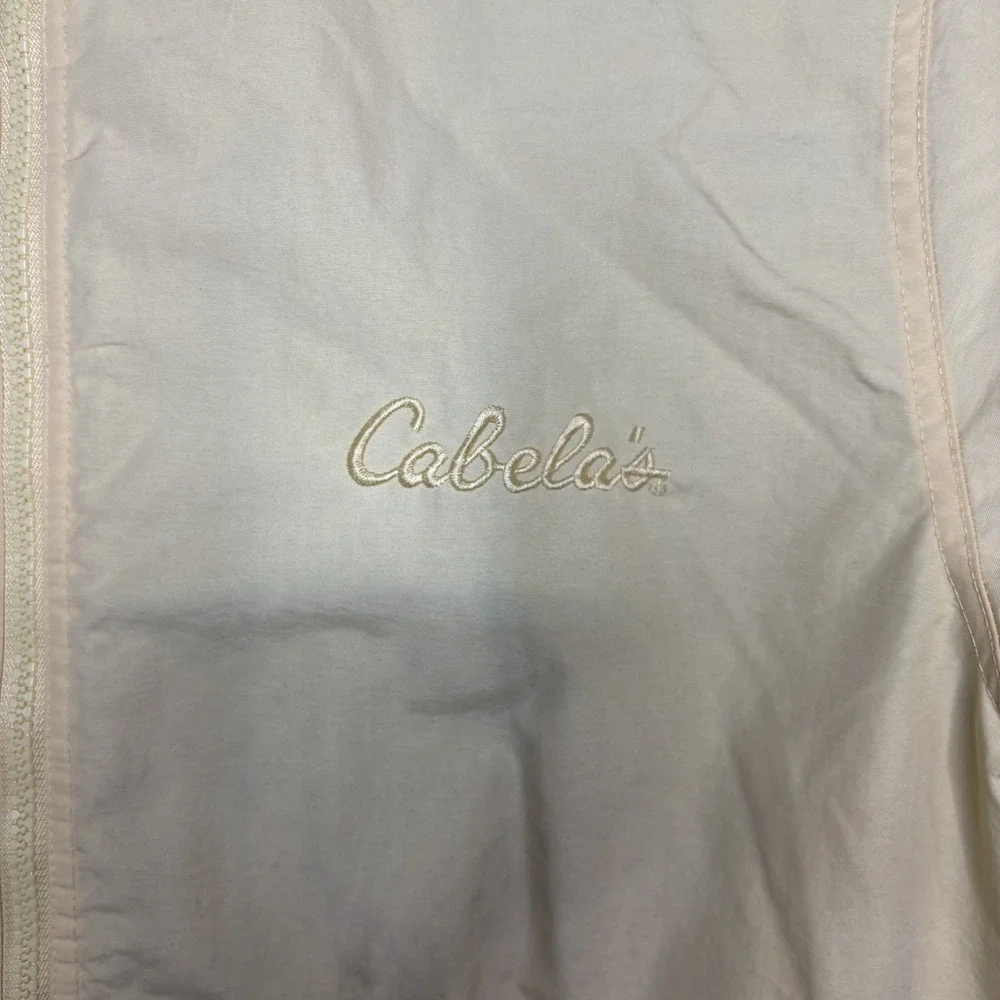 Cabelas Destination Above Sea Level Yellow Fleece Lined Jacket Size S